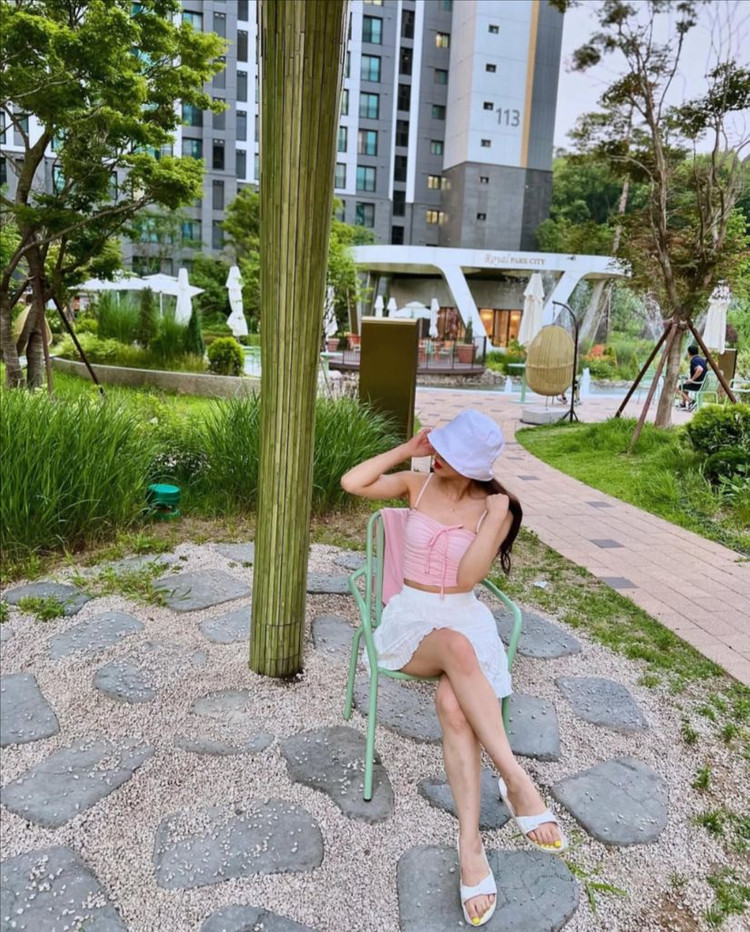 비키니 셔링 수영복 리본 폴웨어 폴댄스 이미지
