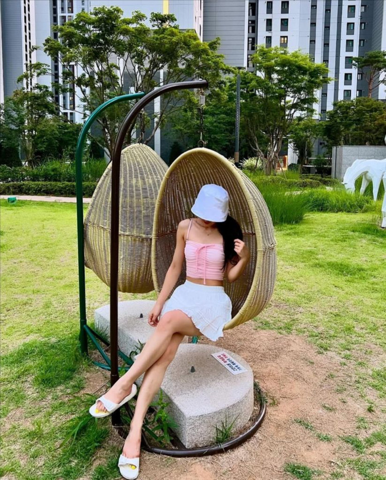 비키니 셔링 수영복 리본 폴웨어 폴댄스 이미지