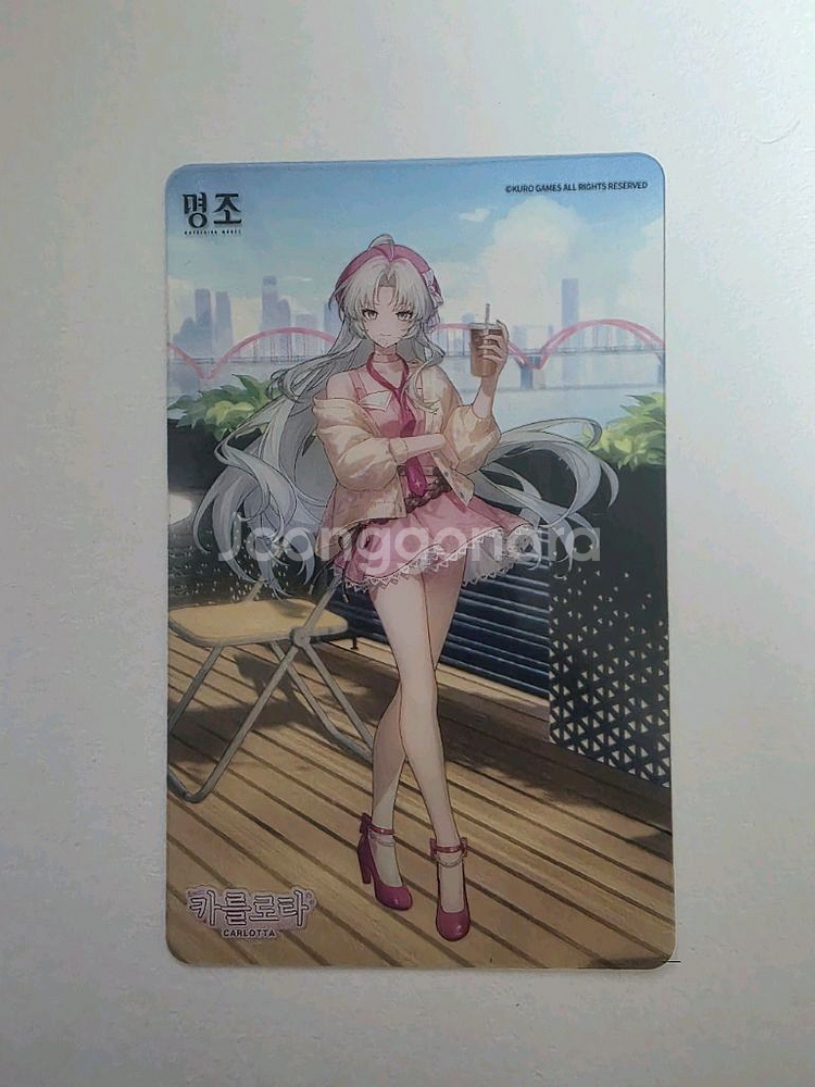 명조 카를로타 띵조페스티벌 투명 포토카드--0