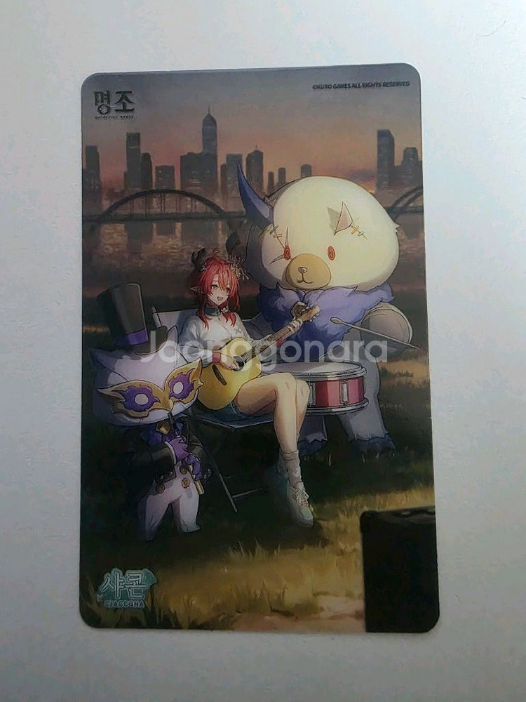 명조 샤콘 띵조페스티벌 투명 포토카드--0