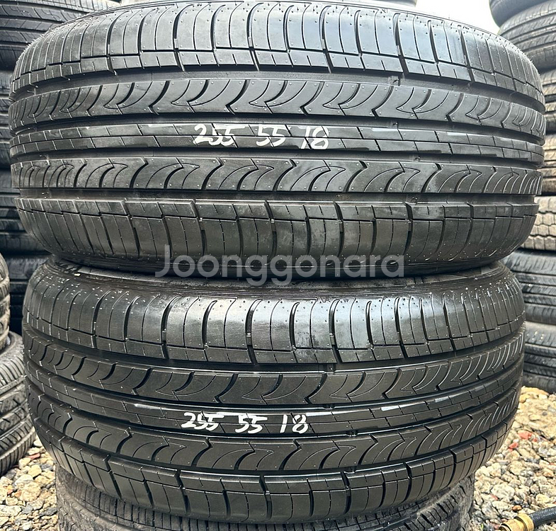 255 55 18중고타이어2개2555518--0