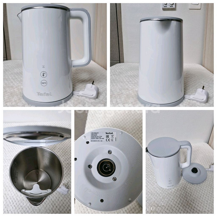 테팔 무선주전자 센스화이트 1.5L 5단계 온도조절--0