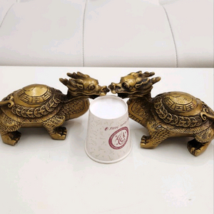 황동 용거북일괄 한쌍