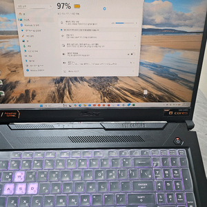 17인치 아수스 게이밍노트북 rtx3070 5800h