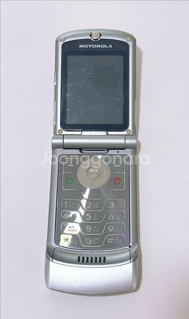 모토로라 MS500 2G 실버 y2k 폴더폰 수집폰--1