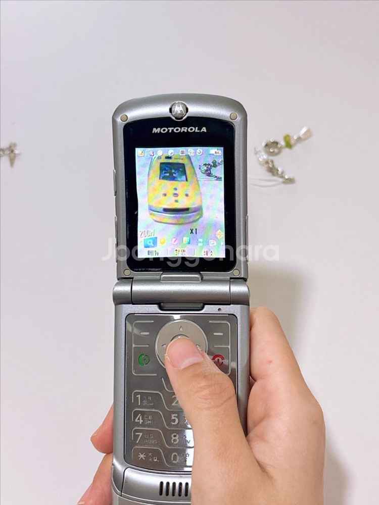 모토로라 MS500 2G 실버 y2k 폴더폰 수집폰--6
