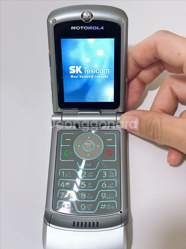모토로라 MS500 2G 실버 y2k 폴더폰 수집폰--4
