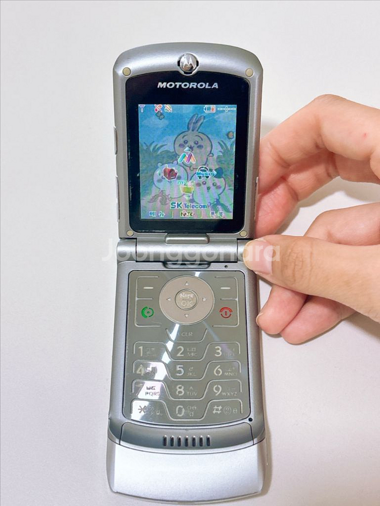 모토로라 MS500 2G 실버 y2k 폴더폰 수집폰--5