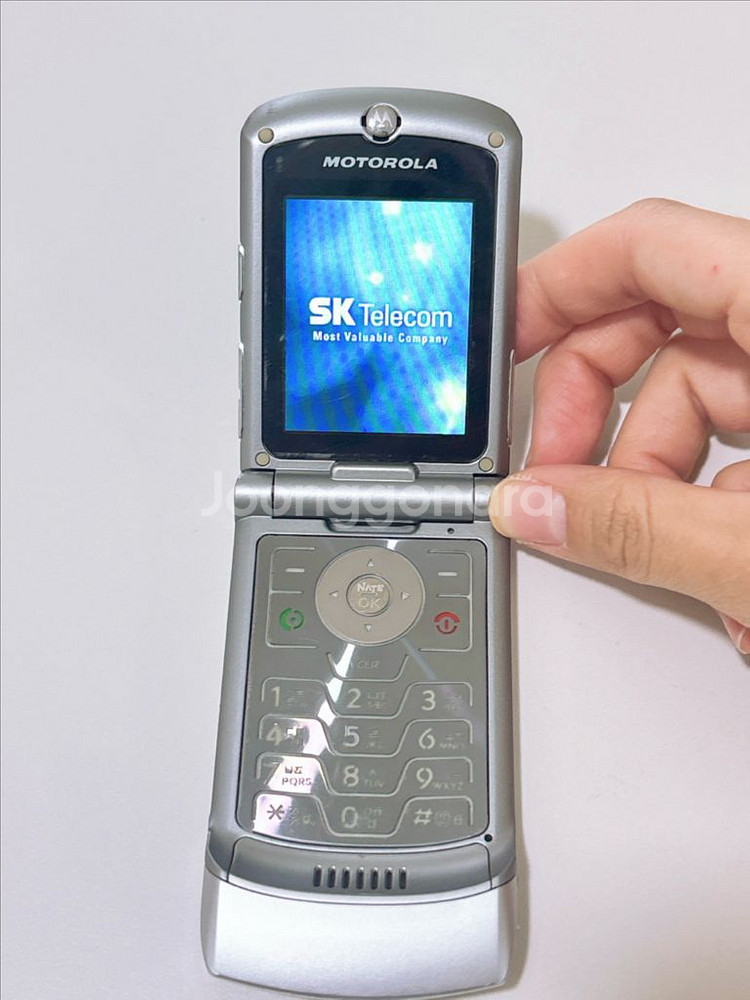 모토로라 MS500 2G 실버 y2k 폴더폰 수집폰--3