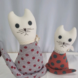 고양이 인형 2마리 1세트