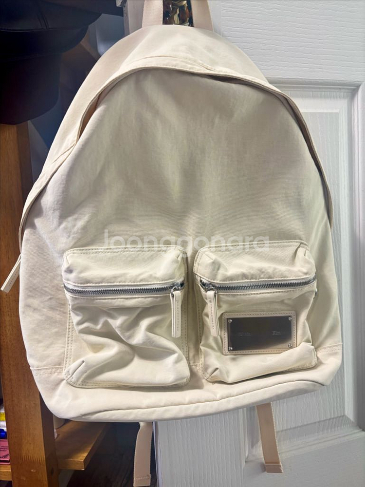 마뗑킴 카고 올데이 백팩 아이보리--0