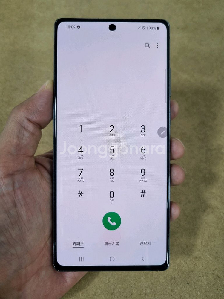 갤럭시노트20 그레이 256GB SK공기계 중고폰--8