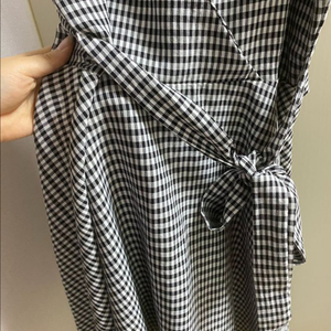 (새상품) 바다에서 입기좋은 체크무늬 원피스