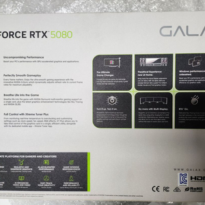 미개봉 갤럭시 지포스 RTX 5080