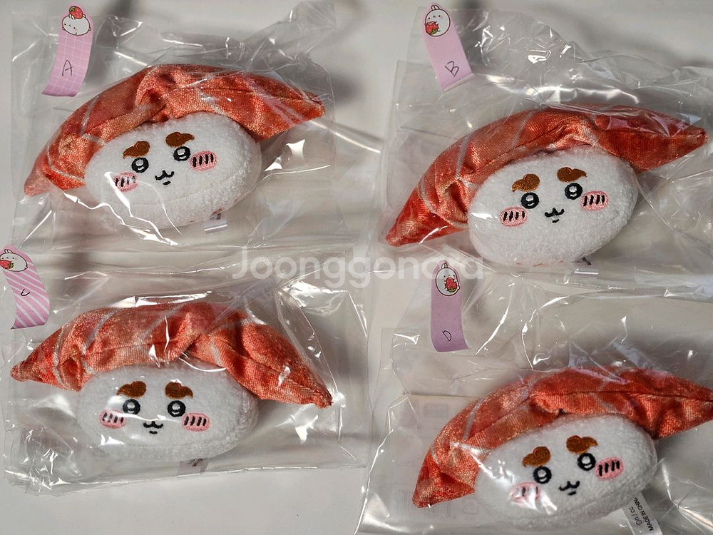 치이카와 쿠지 스시 초밥 인형 랏코 모몽가 카니 시사--3