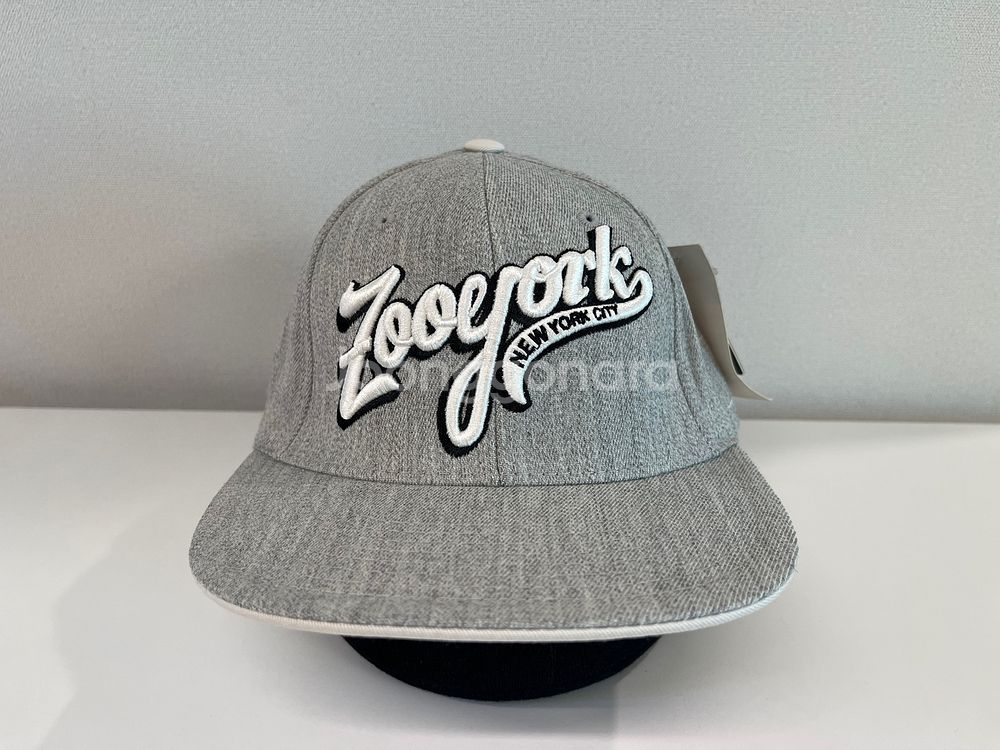 주욕 ZOO YORK 쿠퍼스타운 캡 헤더 그레이--0