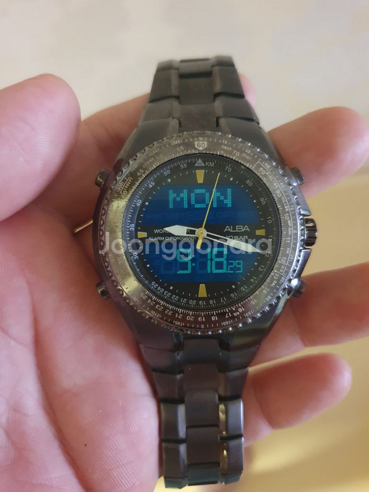 세이코알바 항공시계--0