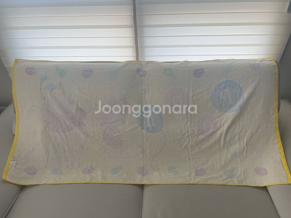 빈티지 미사용품 디즈니 푸우 비치타올--1