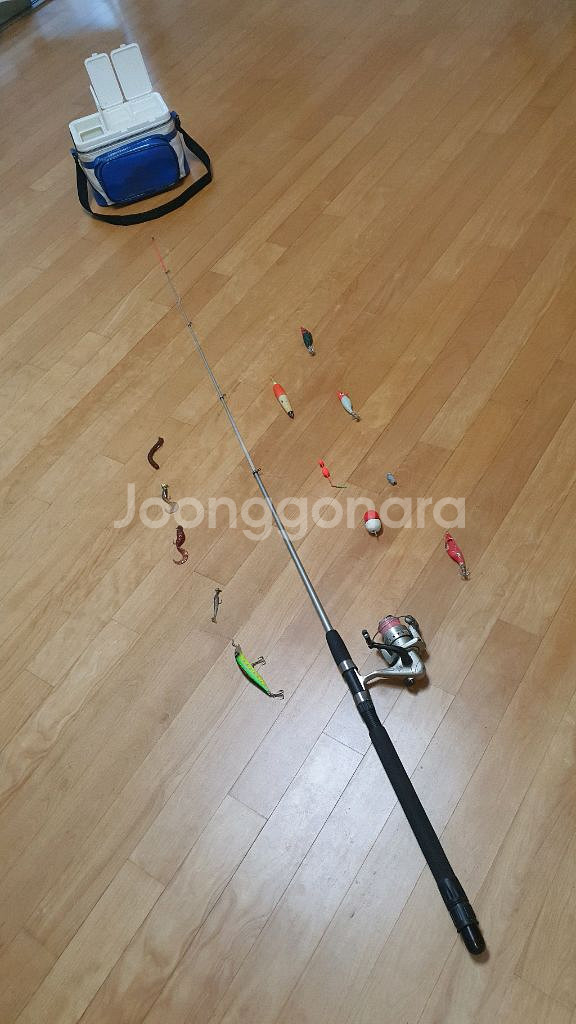 루어낚시대.낚시릴.낚시아이스쿨러박스.문어애기.무늬오징어--0
