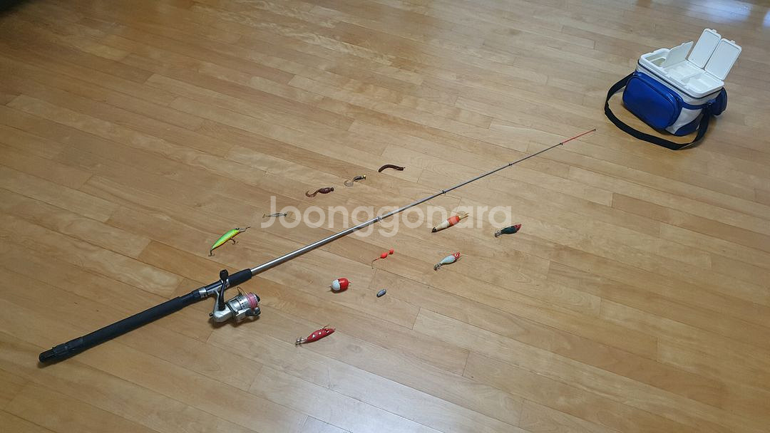 루어낚시대.낚시릴.낚시아이스쿨러박스.문어애기.무늬오징어--1