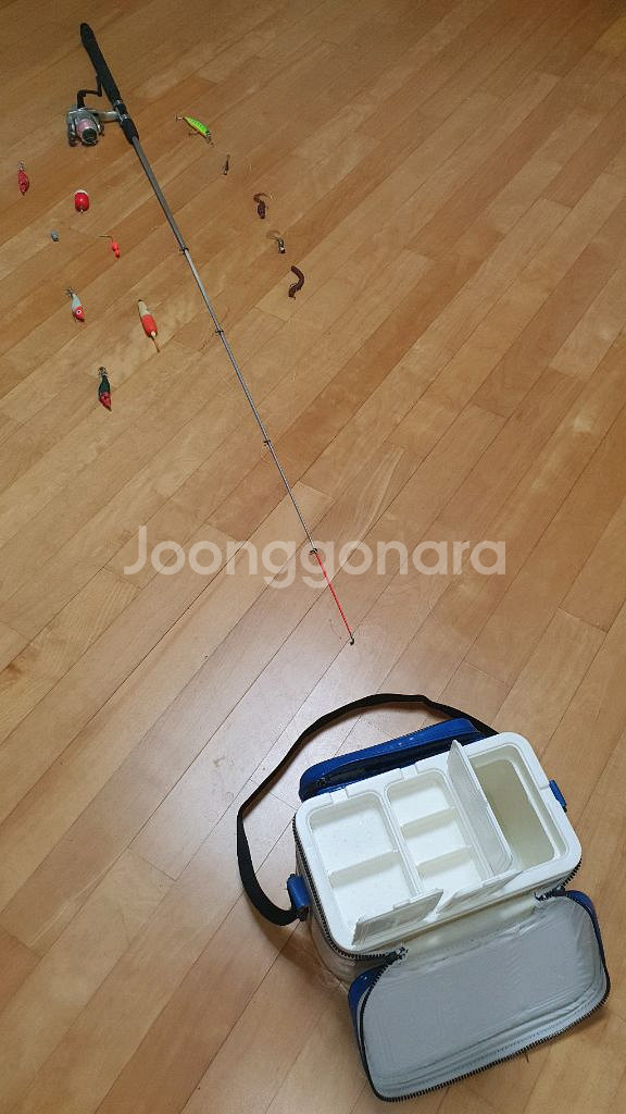 루어낚시대.낚시릴.낚시아이스쿨러박스.문어애기.무늬오징어--2