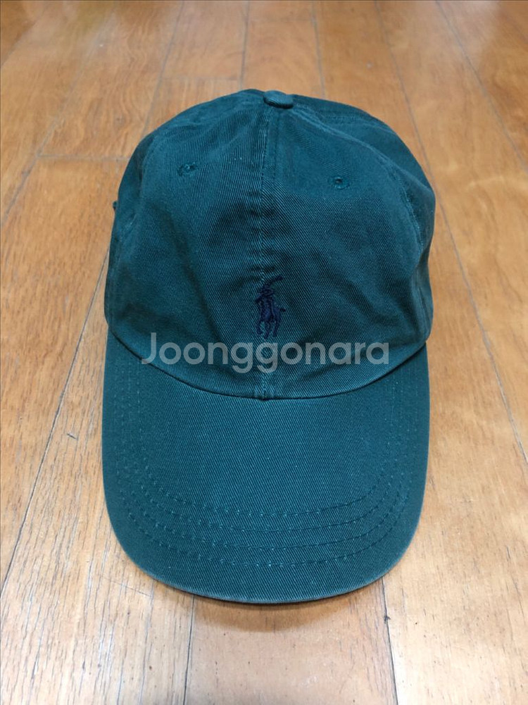 폴로 랄프로렌 포니 자수 볼캡 모자 그린--0