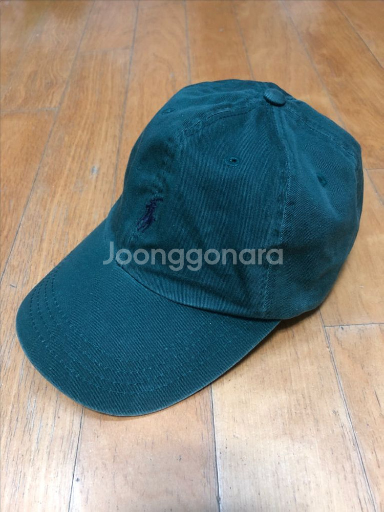 폴로 랄프로렌 포니 자수 볼캡 모자 그린--2