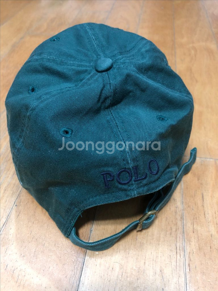 폴로 랄프로렌 포니 자수 볼캡 모자 그린--3