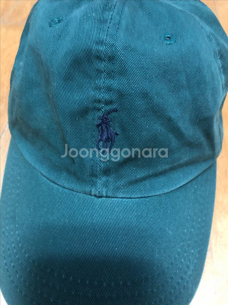 폴로 랄프로렌 포니 자수 볼캡 모자 그린--1