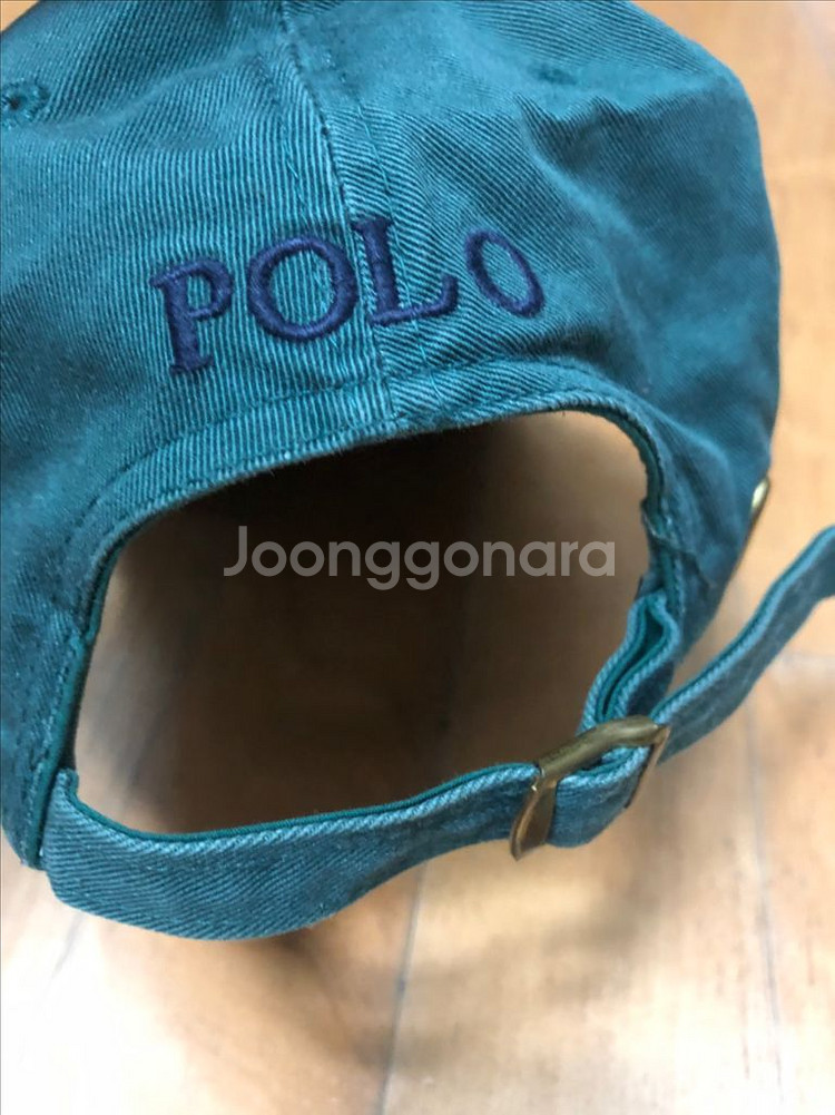 폴로 랄프로렌 포니 자수 볼캡 모자 그린--4