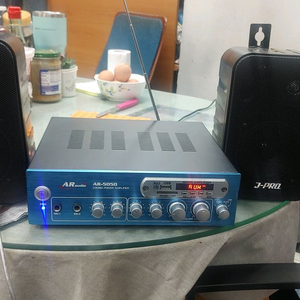 AR-5050 앰프 & PRO-80 스피커 2개