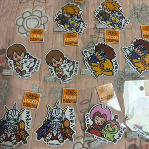 디지몬어드벤처 디지몬 스티커 디지몬 비사이드라벨