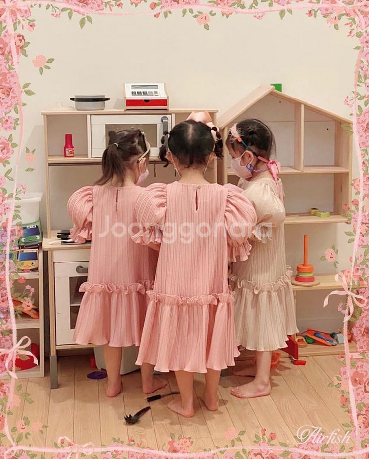(새제품) 에어피쉬 플리츠 원피스 M--7
