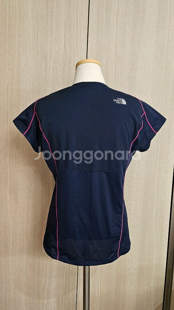 노스페이스 반팔 티셔츠 운동복상의 90(M)네이비비--3