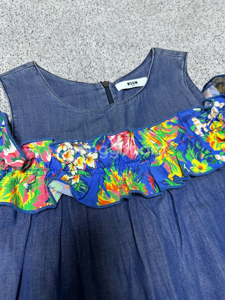MSGM 키즈 여아 러플드레스--3