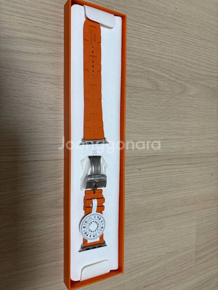 애플워치 에르메스 킬림 오랑쥬46mm(미사용)--0