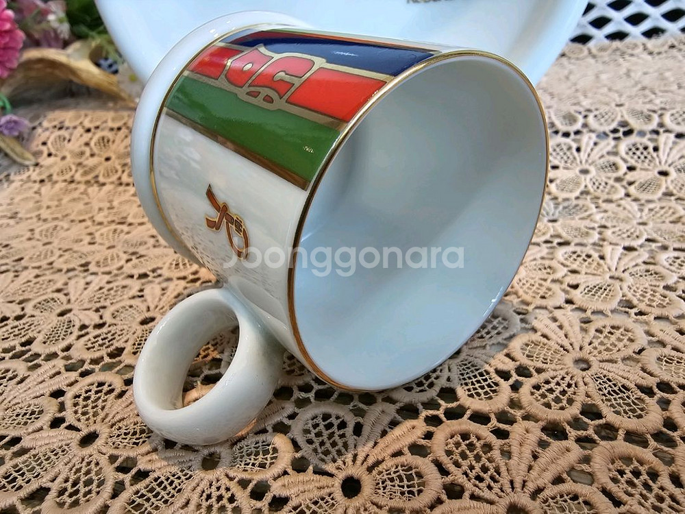 이태리 로베르타 디 까메리오 커피잔 4조.미사용--4