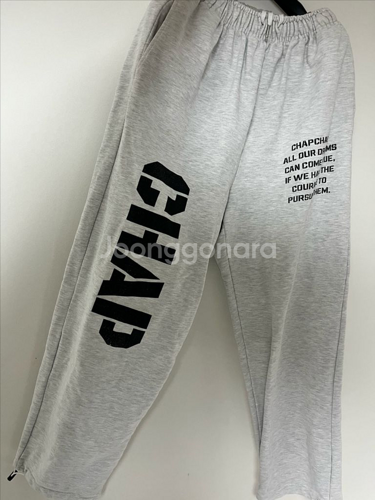 chapchap 조거팬츠 (연한그레이,레드)--0