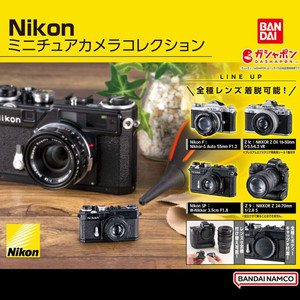 nikon 카메라 미니어처, cd 플레이어 가챠