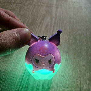 산리오 캐릭터 LED 키링 2개