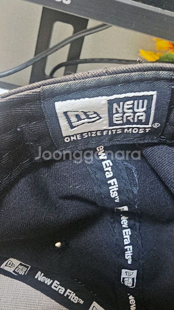 삼성라이온즈 뉴에라 모자 블랙 팝니다--2