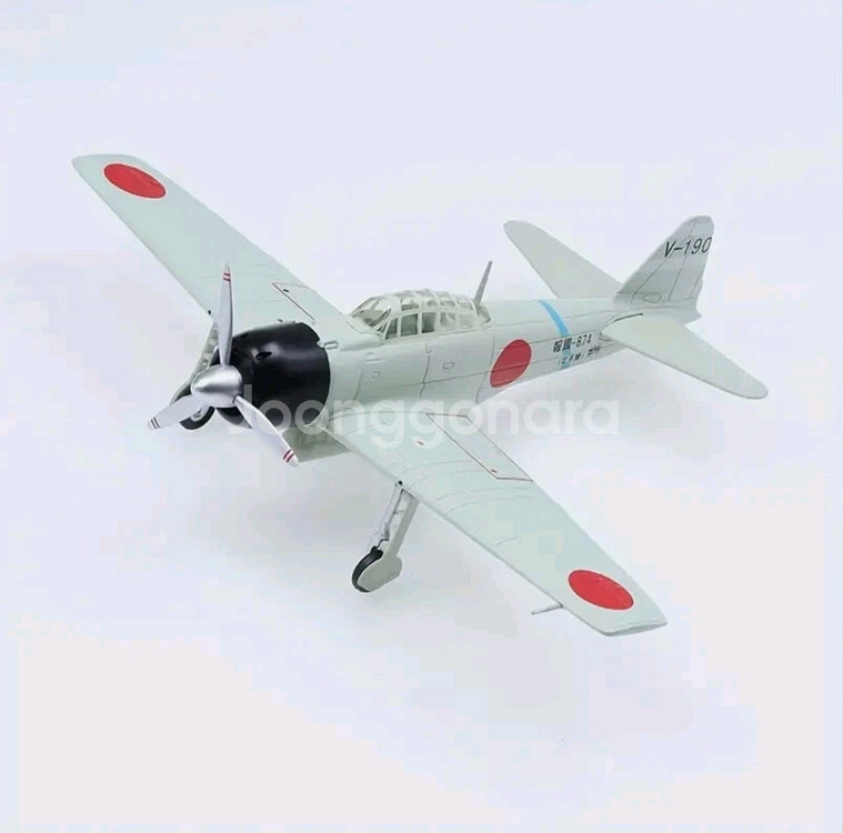 (금속) A6M3 해군 제로센 전투기 모형(피규어)--1