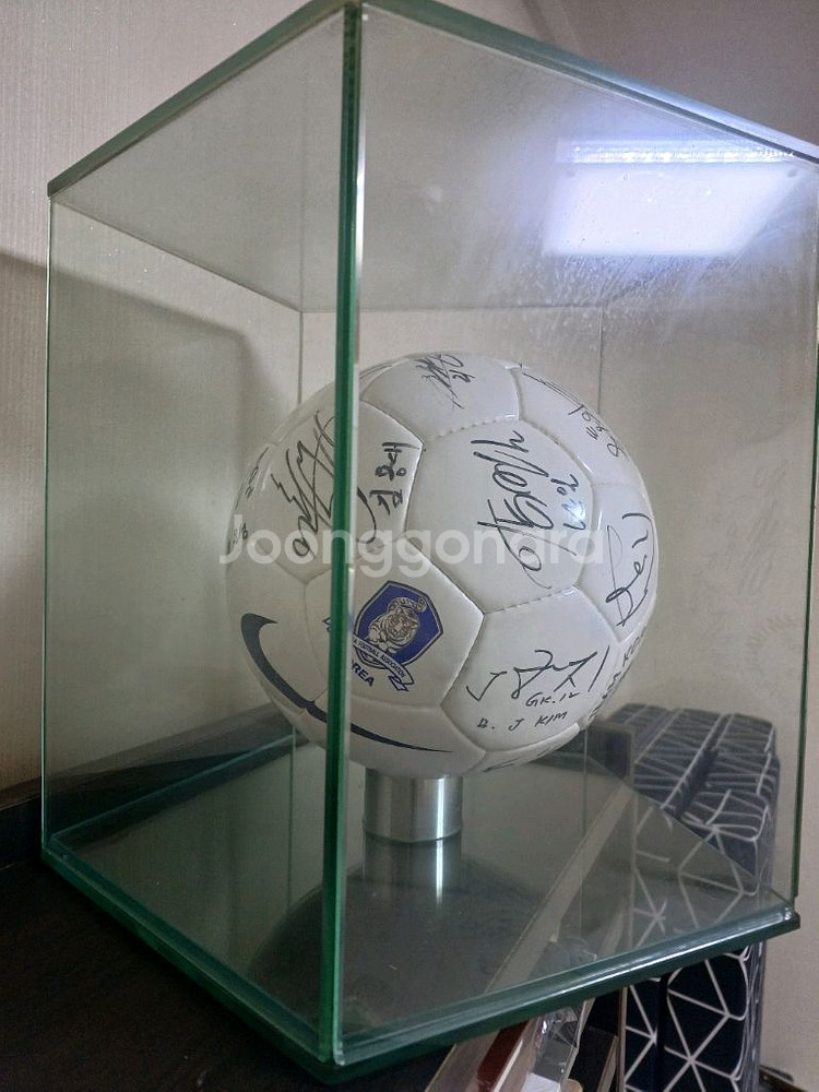 2002한일 월드컵 4강 기념 친필싸인 축구공--2