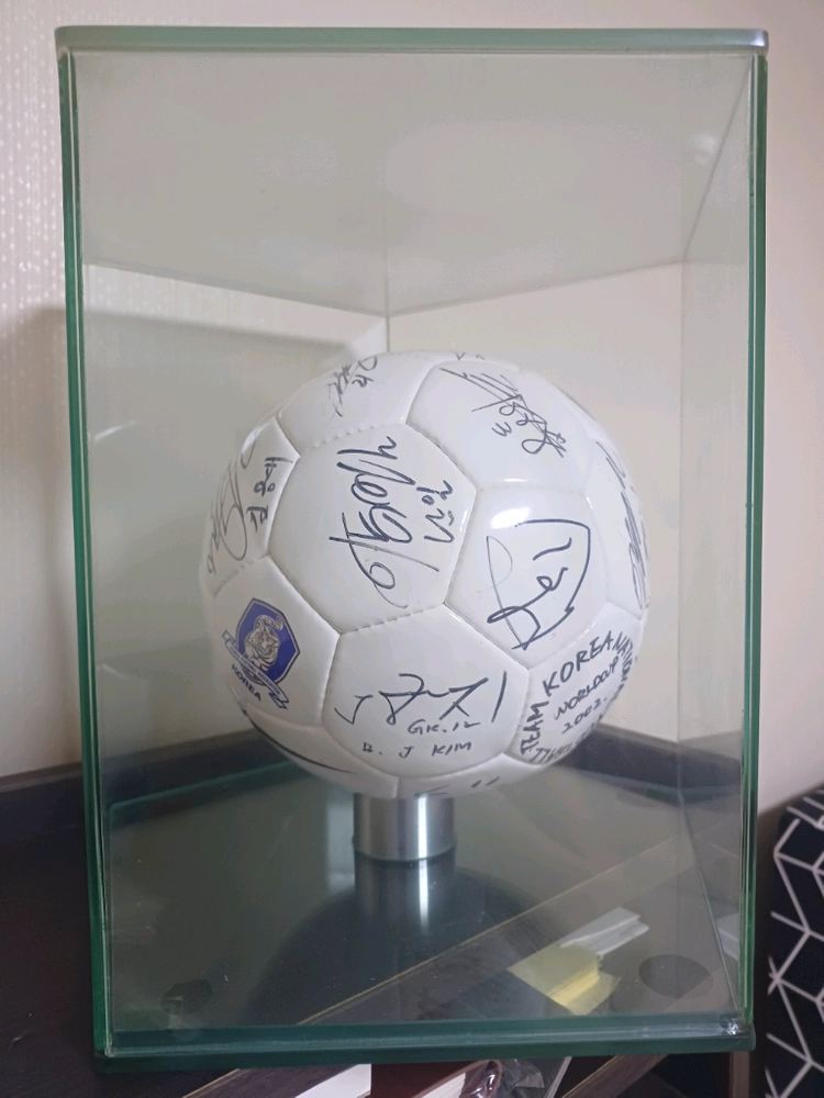 2002한일 월드컵 4강 기념 친필싸인 축구공 이미지