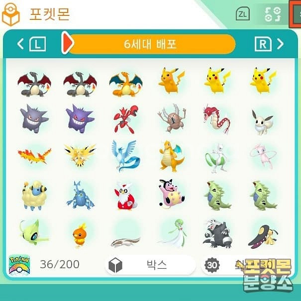 포켓몬 홈 / 각종 이로치, 배포 포켓몬 분양--4