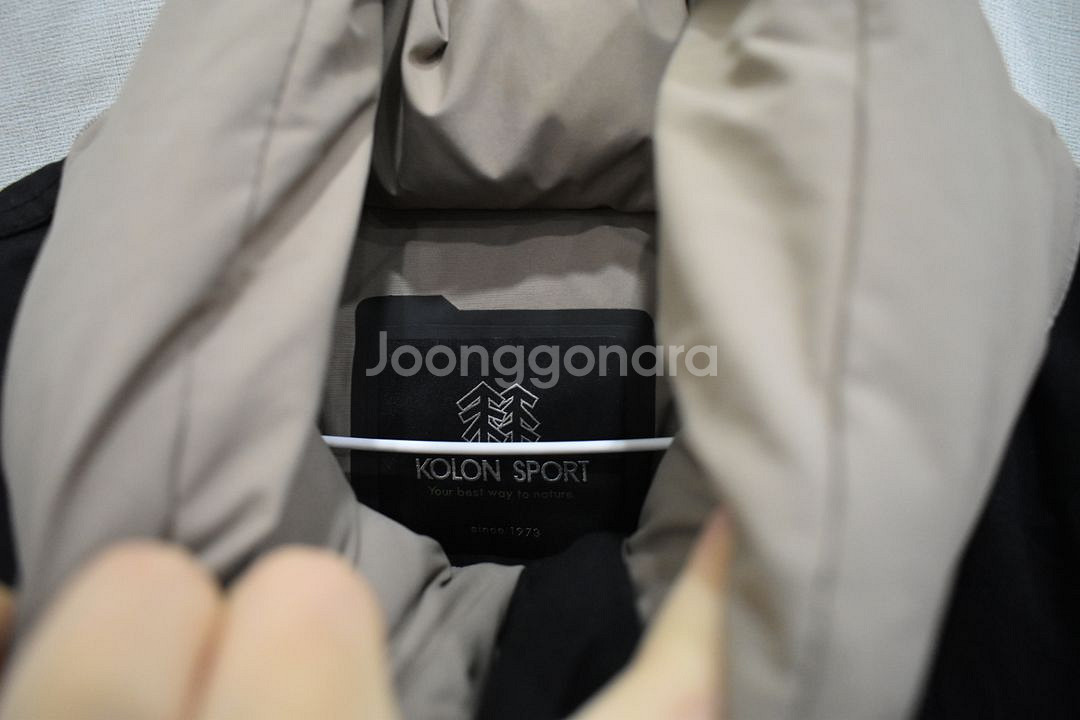코오롱스포츠 남성 윈드스토퍼 패딩 105--1