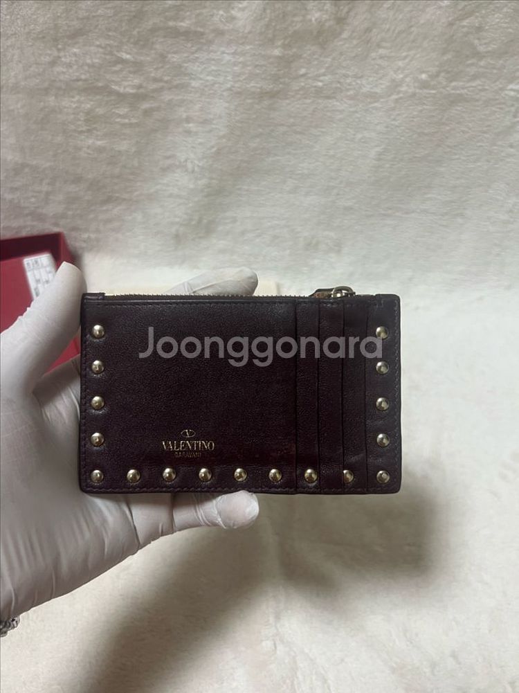 [풀구성] 발렌티노 버건디 카드지갑--5