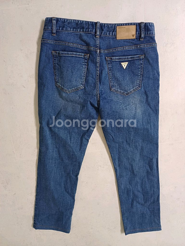 여성 게스 봄.가을 여름 데님 일자청바지(사방스판32)--0