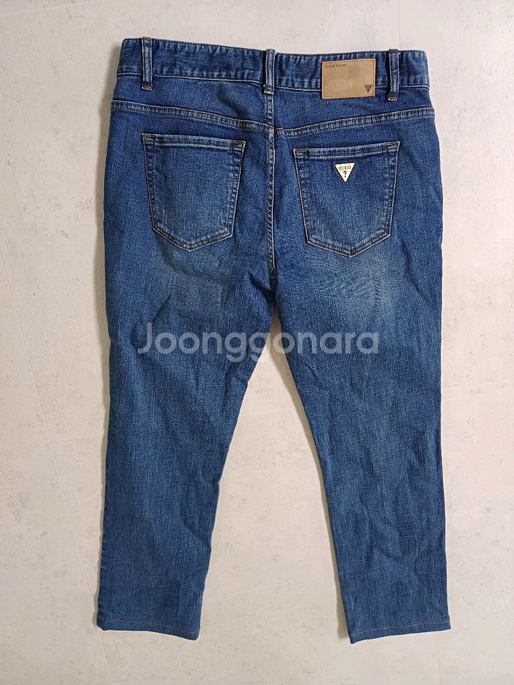 여성 게스 봄.가을 여름 데님 일자청바지(사방스판32)--7