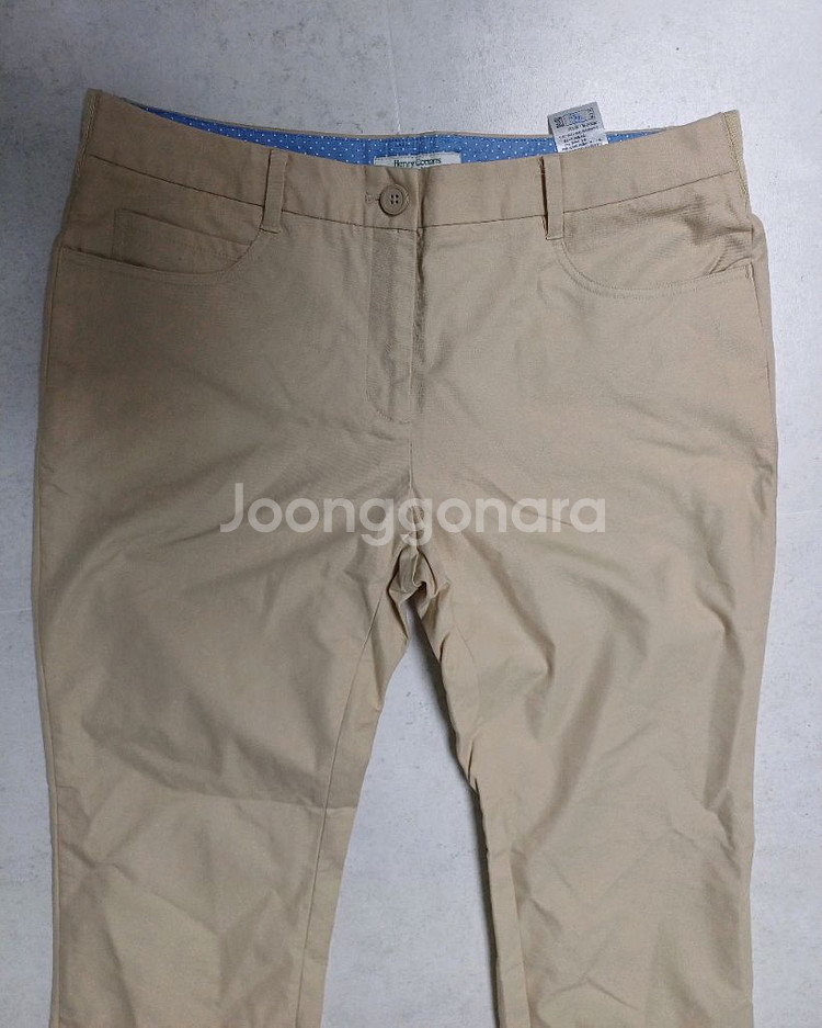 여성 헨리코튼 봄.가을 여름 골프바지 (사방스판30)--1